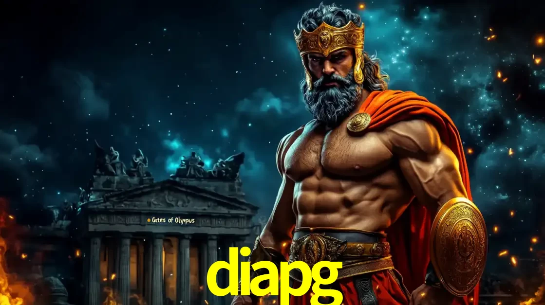 O poderoso Zeus do jogo de slot Gates of Olympus em frente ao seu templo, pronto para lançar multiplicadores divinos e prêmios épicos no cassino online diapg.